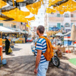 Young man in the street market in Egypt